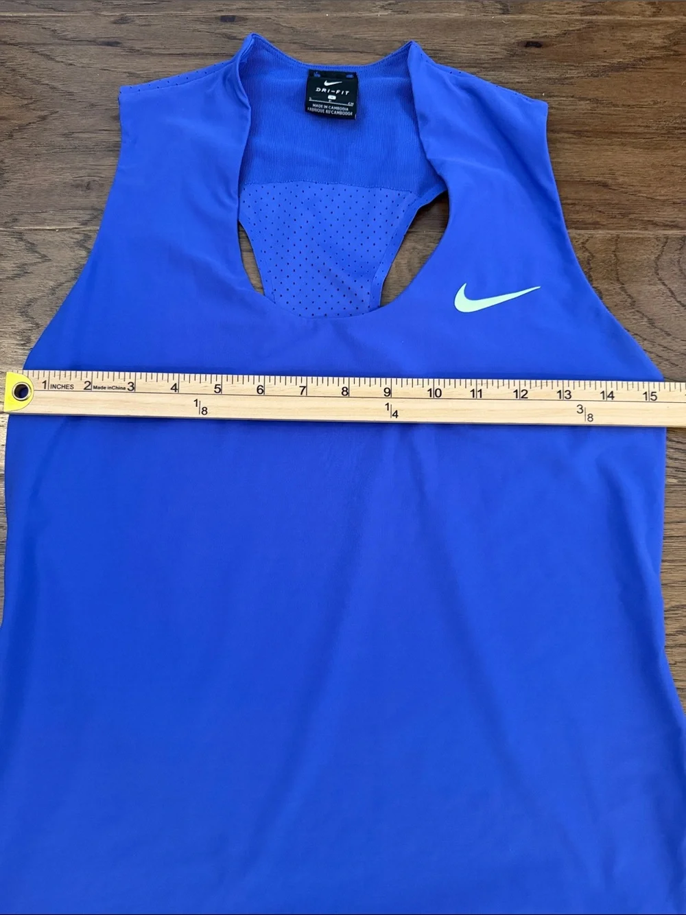 Nike Dri Fit Court Flex Maria Paramount Blue/Purple Tennis Tank Top S NWOT